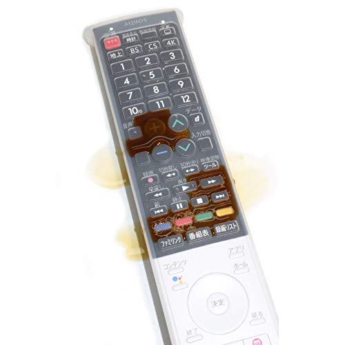 Amazon | シャープ アクオス テレビリモコンカバー 0106380576対応